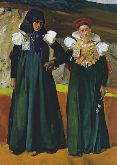 Traditional Dress from the Anso Valley Joaquin Sorolla